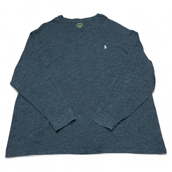 Polo Ralph Lauren Other - Polo Ralph Lauren Mens T Shirt Charcoal Gray 2XB Cotton Long Sleeve